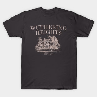 Wuthering Heights Heathcliff bookish - Bronte sisters T-Shirt